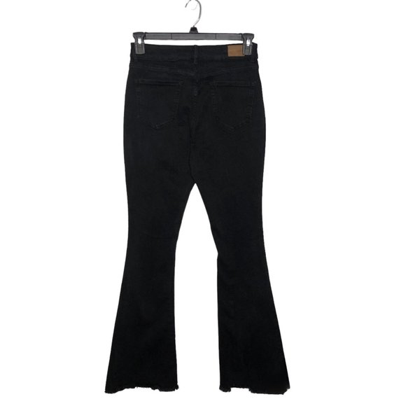 FLYING BANANA Women's Totally Shaping Curvy Stretchy Bootcut Flare Black Jeans - Picture 3 of 9